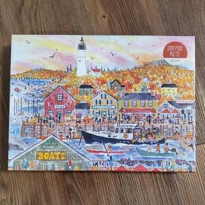 Gibson Vibrant Coastal Scene Puzzle